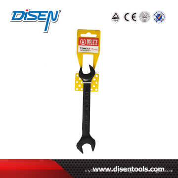 Plastic Ring European Black Double Open End Wrench